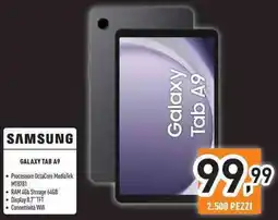 Unieuro SAMSUNG GALAXY TAB A9 offerta