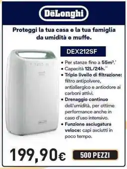 Unieuro DeLonghi DEX212SF offerta