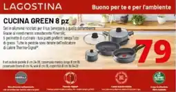 Comet LAGOSTINA CUCINA GREEN 8 pz offerta