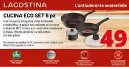 Comet LAGOSTINA CUCINA ECO SET 5 pz offerta