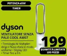 Comet dyson VENTILATORE SENZA PALE COOL AM07 offerta