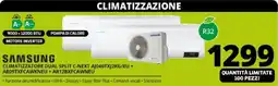Comet SAMSUNG CLIMATIZZATORE DUAL SPLIT C-NEXT AJ040TXJ2KG/EU + offerta
