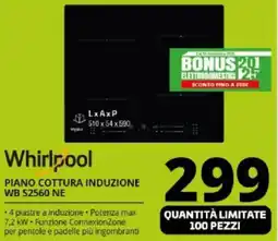 Comet Whirlpool PIANO COTTURA INDUZIONE WB S2560 NE offerta