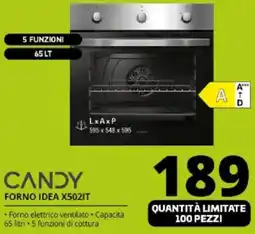 Comet CANDY FORNO IDEA X502IT offerta