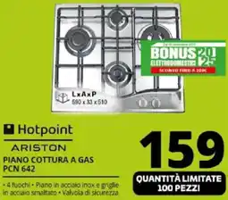 Comet Hotpoint ARISTON PIANO COTTURA A GAS PCN 642 offerta
