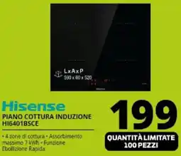 Comet Hisense PIANO COTTURA INDUZIONE HI6401BSCE offerta