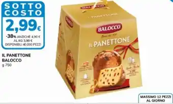 Il panettone BALOCCO