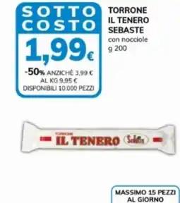 Basko Torrone costo il tenero sebaste con nocciole offerta