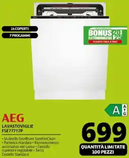 Comet AEG LAVASTOVIGLIE FSE77717P offerta