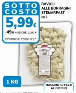 Basko Ravioli alle borragini stemarpast offerta