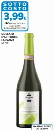 Basko Moscato d'asti docg LA CANVA offerta