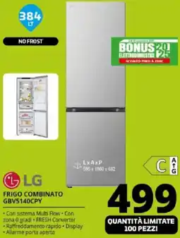 Comet LG FRIGO COMBINATO GBV5140CPY offerta