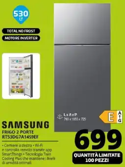 Comet SAMSUNG FRIGO 2 PORTE RT53DG7A14S9EF offerta