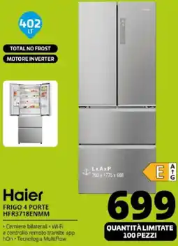 Comet Haier FRIGO 4 PORTE HFR3718ENMM offerta