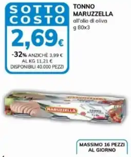 Basko Tonno maruzzella all'olio di oliva offerta