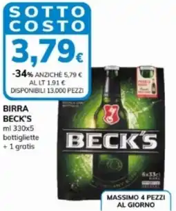 Basko Birra BECK'S offerta