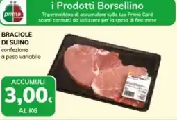 Basko Braciole di suino confezione a peso variabile offerta