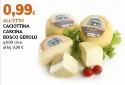 Basko Caciottina cascina bosco gerolo offerta