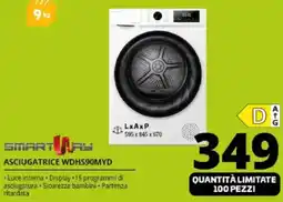 Comet SMART WAY ASCIUGATRICE WDHS90MYD offerta