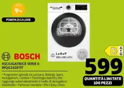 Comet BOSCH ASCIUGATRICE SERIE 6 WQG24201IT offerta