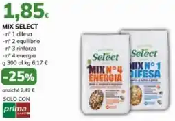Basko Mix select -nº 1 difesa, n° 2 equilibrio, n° 3 rinforzo e n° 4 energia offerta