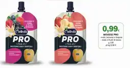Basko Melinda mousse pro mela, banana e fragola, mela e frutti di bosco offerta