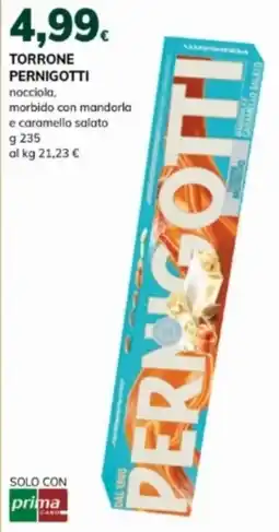 Basko Torrone pernigotti nocciola, morbido con mandorla e caramello salato offerta