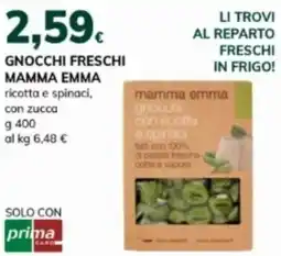 Basko Gnocchi freschi mamma emma ricotta e spinaci, con zucca offerta