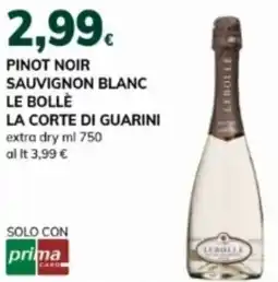 Basko Pinot noir sauvignon blanc le bollè la corte di guarini extra dry offerta