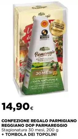 Extracoop Confezione regalo parmigiano reggiano dop parmareggio + tombola dei topolini offerta