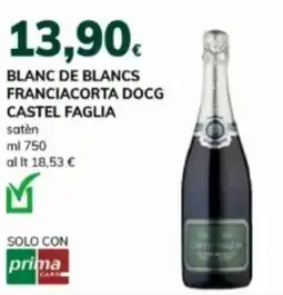 Basko Blanc de blancs franciacorta docg castel faglia satén offerta