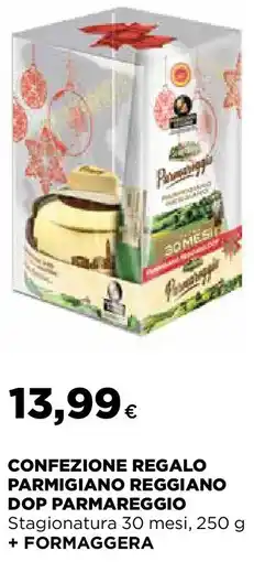 Extracoop Confezione regalo parmigiano reggiano dop parmareggio + formaggera offerta