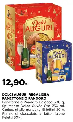 Extracoop Dolci auguri regalidea panettone o pandoro offerta