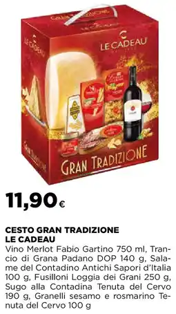 Extracoop Cesto gran tradizione le cadeau offerta