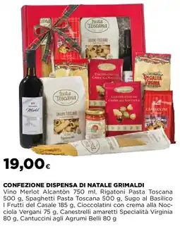 Extracoop Confezione dispensa di natale grimaldi offerta