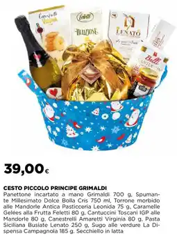 Extracoop Cesto piccolo principe grimaldi offerta