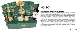 Extracoop Cesto verde smeraldo le cadeau offerta