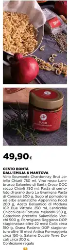 Extracoop Cesto bontà dall'emilia & mantova offerta