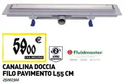 Tecnomat Canalina doccia filo pavimento L55 cm offerta