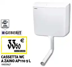 Tecnomat GEBERIT Cassetta wc a zaino AP110 9 L offerta