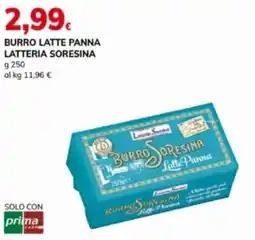 Basko Burro latte panna LATTERIA SORESINA offerta