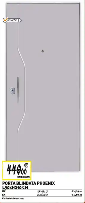 Tecnomat Porta blindata phoenix offerta