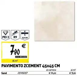Tecnomat Pavimento zcement offerta