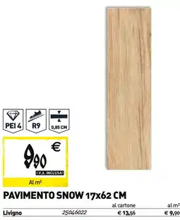 Tecnomat Pavimento snow offerta