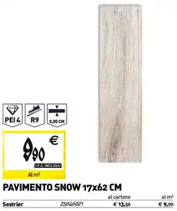 Tecnomat Pavimento snow offerta