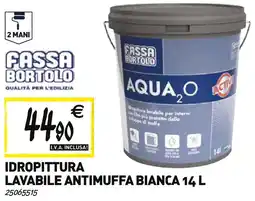 Tecnomat Fassa bortolo idropittura lavabile antimuffa bianca offerta