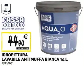 Tecnomat Fassa bortolo idropittura lavabile antimuffa bianca offerta