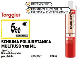 Tecnomat Torggler schiuma poliuretanica multiuso offerta