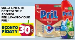 Esselunga Sulla linea di detergenti e additivi per lavastoviglie PRIL offerta
