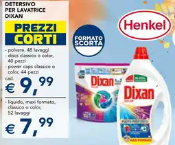 Esselunga Detersivo per lavatrice DIXAN offerta